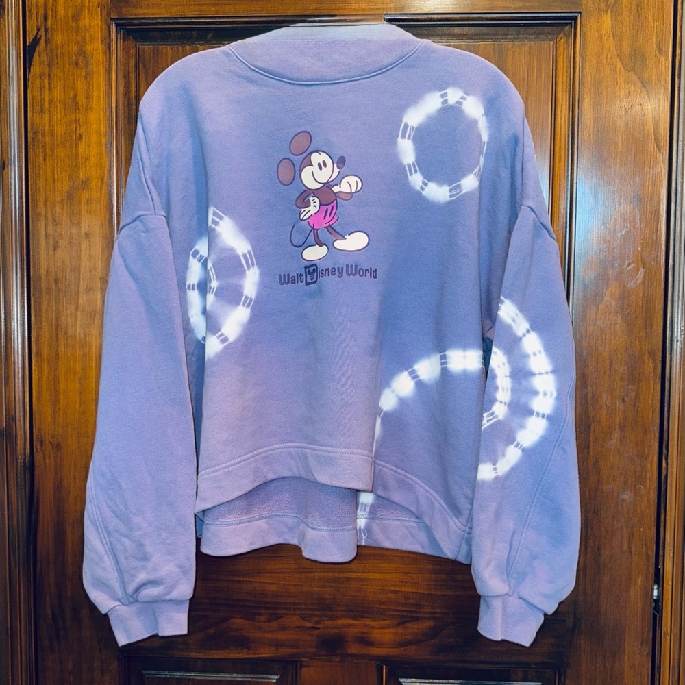 Disney Women’s Purple Mickey Mouse Hoodie
